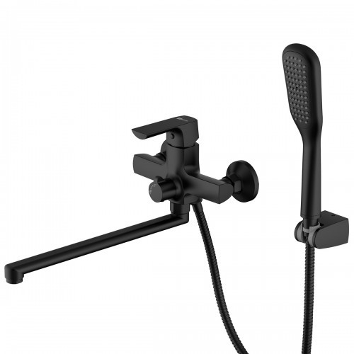 Смеситель для ванны черный Lemark Ursus LM7251BL