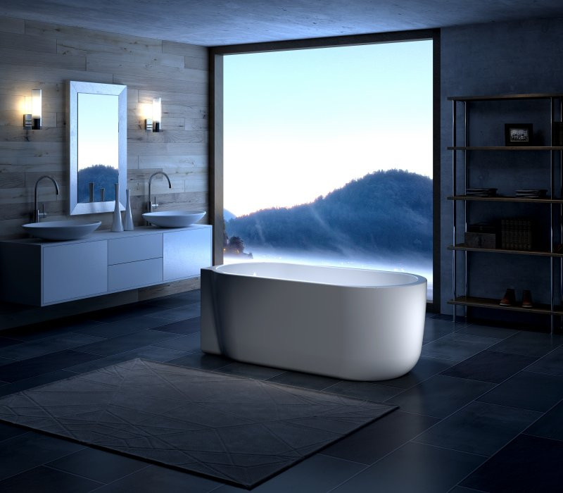 Ванна 170x80х60см Belbagno BB11-1700L отдельностоящая акриловая левая