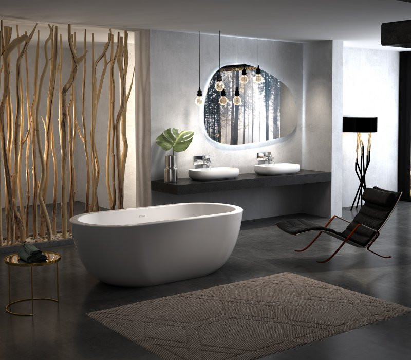 Ванна 170x79х57см Belbagno BB13-1700 отдельностоящая акриловая