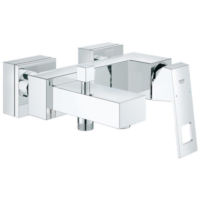 Смеситель для ванны GROHE Eurocube с душевым гарнитуром хром 23141000