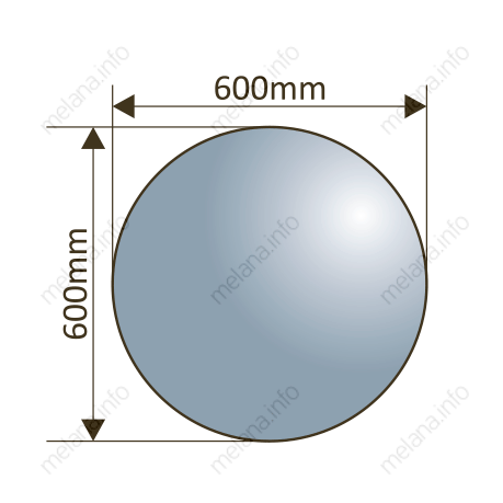 Зеркало с подсветкой 60x60см Melana MLN-LED087