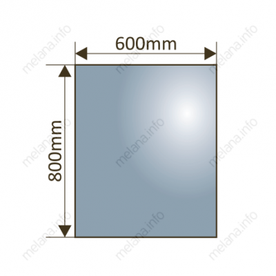Зеркало с подсветкой 60x80см Melana MLN-LED063