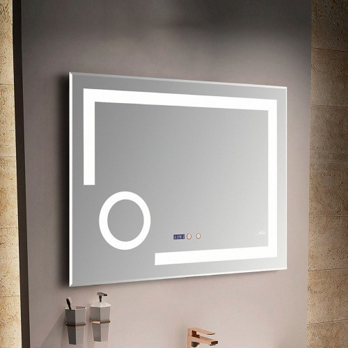 Зеркало с подсветкой и увеличительной линзой 60x80см Melana MLN-LED090