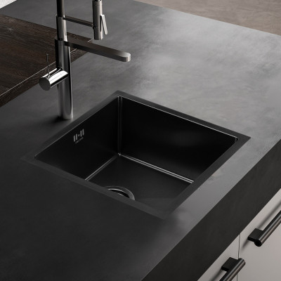 Мойка из нержавеющей стали графит Melana D4545HB графит