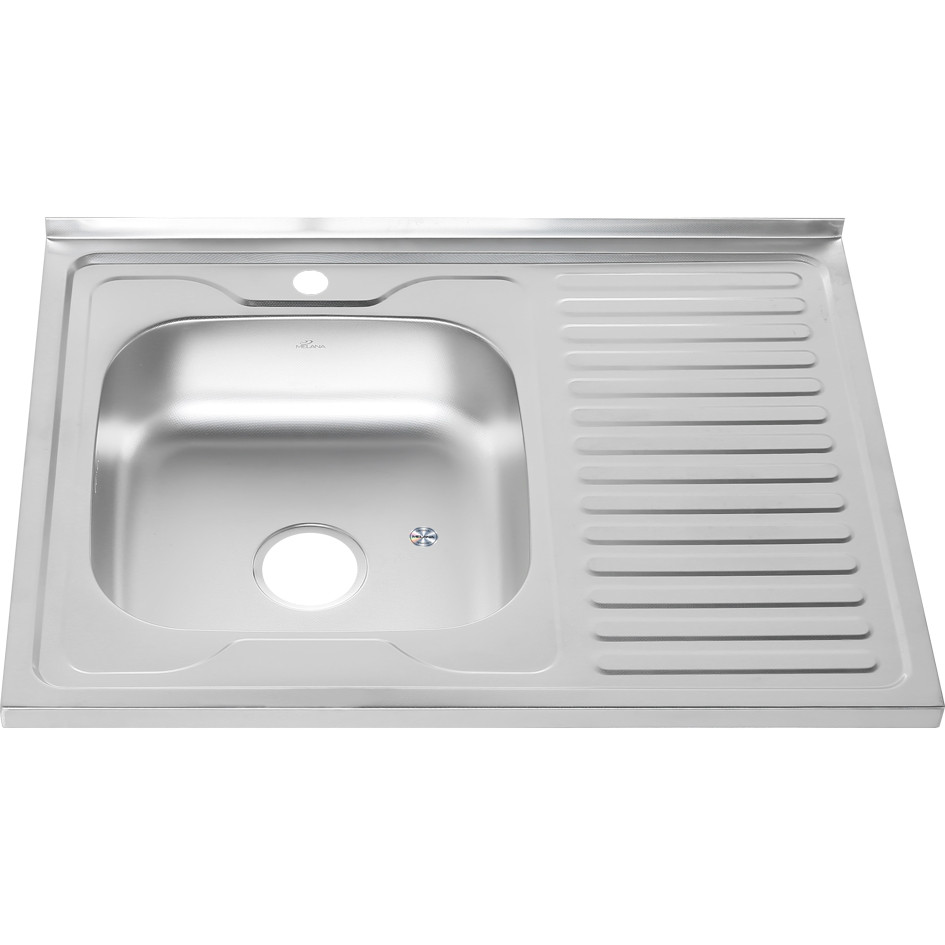 Мойка из нержавеющей стали 80х60х16см хром Melana 085D t L (*10)