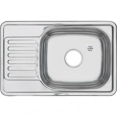 Мойка из нержавеющей стали 66х42х16см хром Melana 218 t (*10)