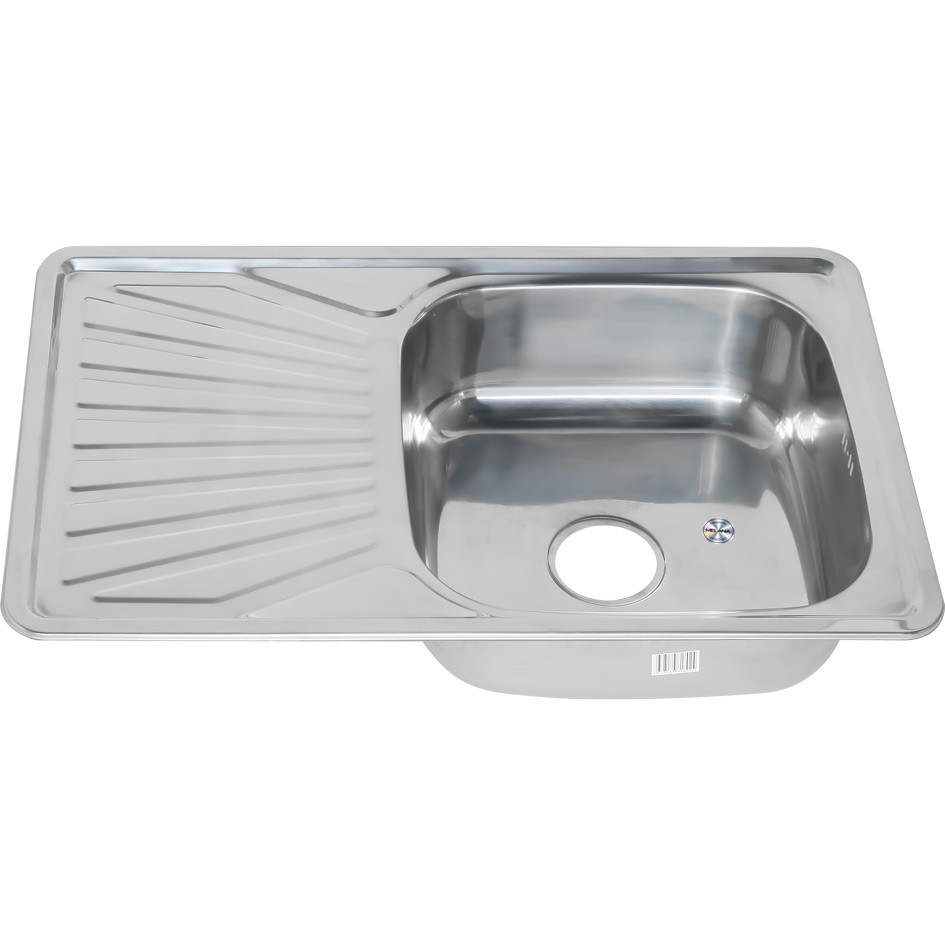 Мойка из нержавеющей стали 78х48х16см хром Melana 217 t (*10)