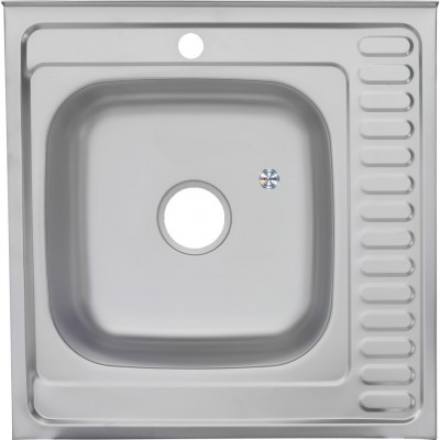 Мойка из нержавеющей стали 60х60х18см хром Melana 097D t L (*10)
