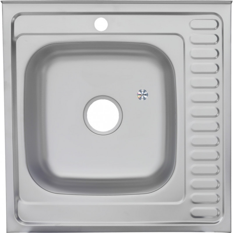 Мойка из нержавеющей стали 60х60х18см хром Melana 097D t L (*10)