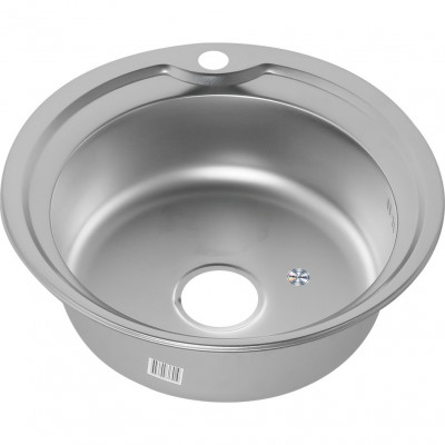 Мойка из нержавеющей стали 51х18см хром Melana 001/2M (*15)