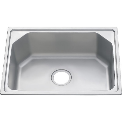 Мойка из нержавеющей стали 55х43х18см хром Melana 245 t (*6)