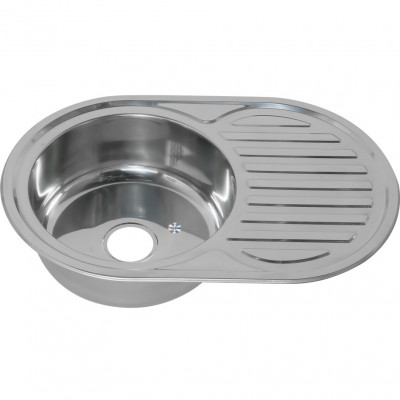Мойка из нержавеющей стали 77х50х18см хром Melana 131 t (*12)