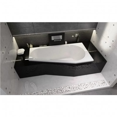 Акриловая ванна угловая левая 150x80x48см Riho DELTA 150 L