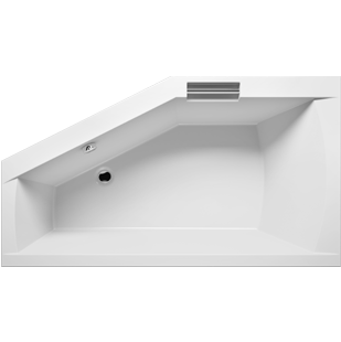 Акриловая ванна угловая правая 160x90x52см Riho GETA 160 RIGHT - PLUG & PLAY