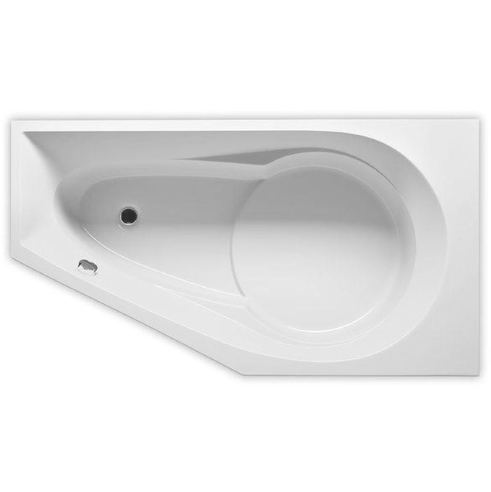 Акриловая ванна угловая левая 160x90x48см Riho YUKON LEFT ** - PLUG & PLAY