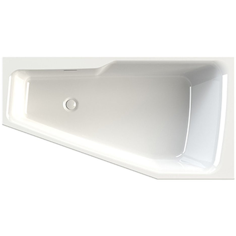 Акриловая ванна угловая левая 180x110x47см Riho RETHINK SPACE