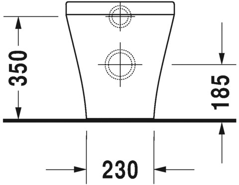 Унитаз напольный Duravit DuraStyle 370x570мм, 4.5л, белый Alpin, с WonderGliss, 215009