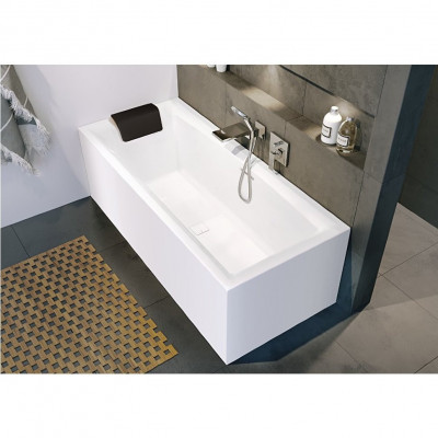 Акриловая ванна отдельностоящая правая 180x80x50см Riho STILL SQUARE - PLUG & PLAY R 180x80