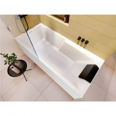 Акриловая ванна отдельностоящая левая 180x80x62см Riho STILL SHOWER - PLUG & PLAY L 180x80
