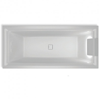 Акриловая ванна отдельностоящая с подсветкой правая 170x75x50см Riho STILL SQUARE LED 170x75 R