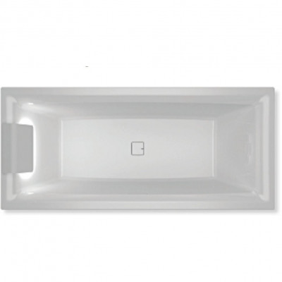 Акриловая ванна отдельностоящая с подсветкой левая 170x75x50см Riho STILL SQUARE LED 170x75 L