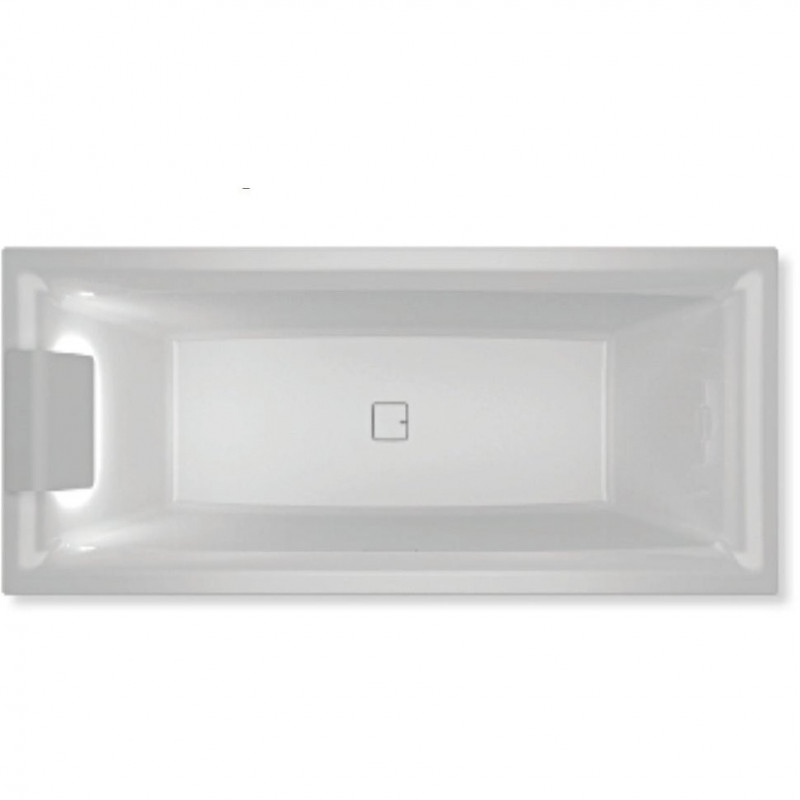 Акриловая ванна отдельностоящая с подсветкой левая 170x75x50см Riho STILL SQUARE LED 170x75 L