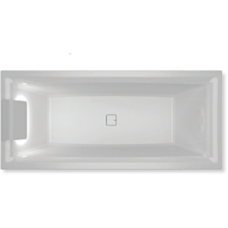Акриловая ванна отдельностоящая с подсветкой левая 170x75x50см Riho STILL SQUARE LED 170x75 L