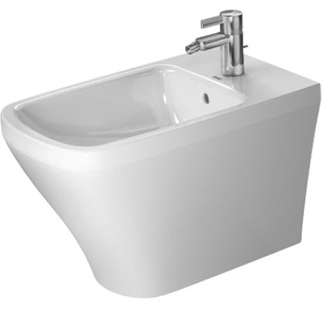 Биде напольное Duravit Durastyle, 370x630мм, белый Alpin, с WonderGliss, 228310