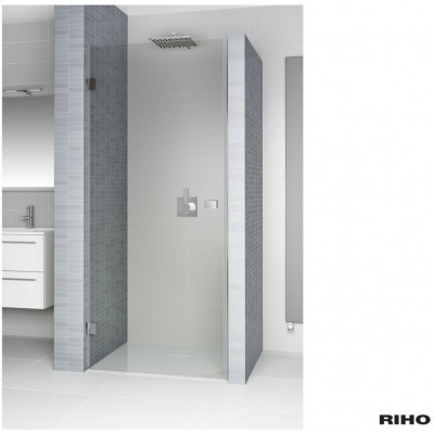 Душевая дверь правая черная 78x200см Riho SCANDIC NXT X101