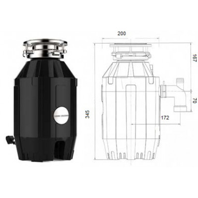 Измельчитель пищевых отходов BONE CRUSHER BC 810