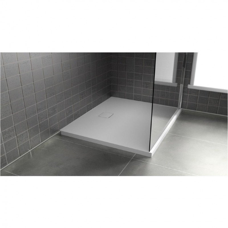 Душевой поддон акриловый белый 90x80x4.5см RIHO Basel 402