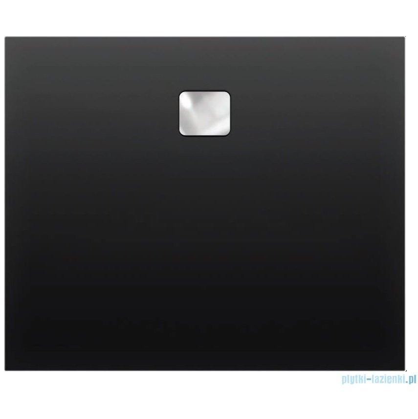 Душевой поддон акриловый черный 100x80x4.5см RIHO Basel 404