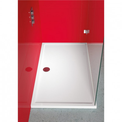 Душевой поддон акриловый белый 130x80x4.5см RIHO Zurich 242