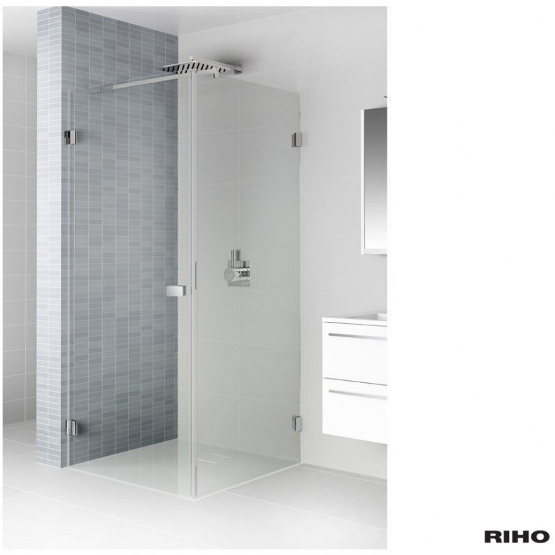 Душевой уголок хром левый 77х97x200см Riho SCANDIC NXT X201