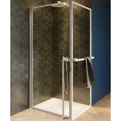 Душевой уголок белый 90х90x200см Riho LUCID GD201