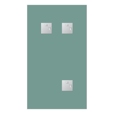 Зеркало 40x70см Evoform Standard с фацетом 5мм, реверсивное