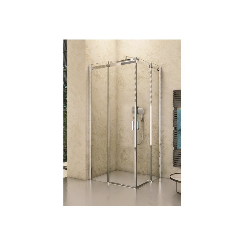 Душевой уголок хром 90х80x210см Riho BALTIC B207