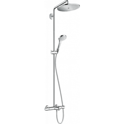Душевая система Hansgrohe Croma Select S Showerpipe 280 1jet с термостатом для ванны 26792000, хром
