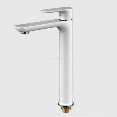 Смеситель для раковины Gappo высокий белый G1048-2 