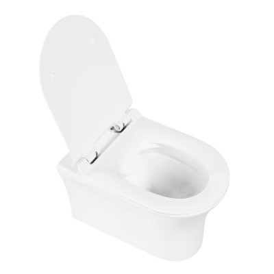 Сиденье быстросъемное, дюропласт, soft close, металлическое крепление Belbagno BB2011SC