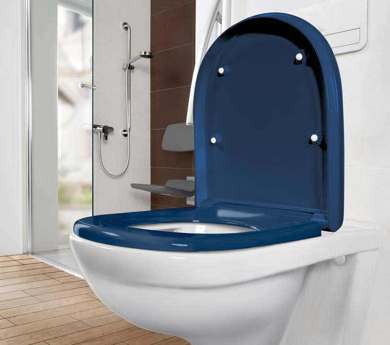 Подвесной унитаз Villeroy&Boch ViCare с открытым смывным краем, с DirectFlush, Альпийский белый