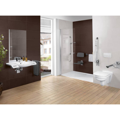 Сиденье с крышкой для унитаза Villeroy&Boch ViCare, SoftClosing, QuickRelease, Альпийский белый AntiBac