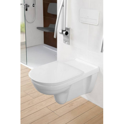 Сиденье с крышкой для унитаза Villeroy&Boch ViCare, Альпийский белый
