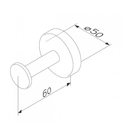 Крючок хром Am.pm Inspire 2.0 A50A35800