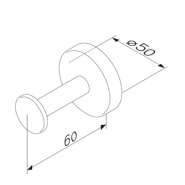 Крючок хром Am.pm Inspire 2.0 A50A35800