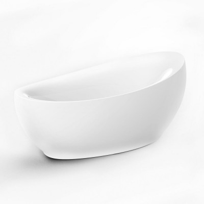 Акриловая ванна отдельностоящая белая 180x90x78см Black&White Swan SB225