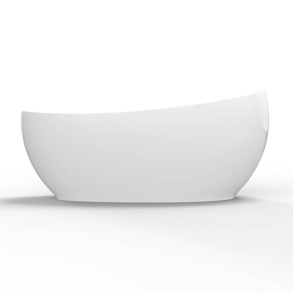 Акриловая ванна отдельностоящая белая 180x90x78см Black&White Swan SB225