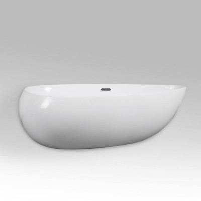 Акриловая ванна отдельностоящая белая 170x95x58см Black&White Swan SB227