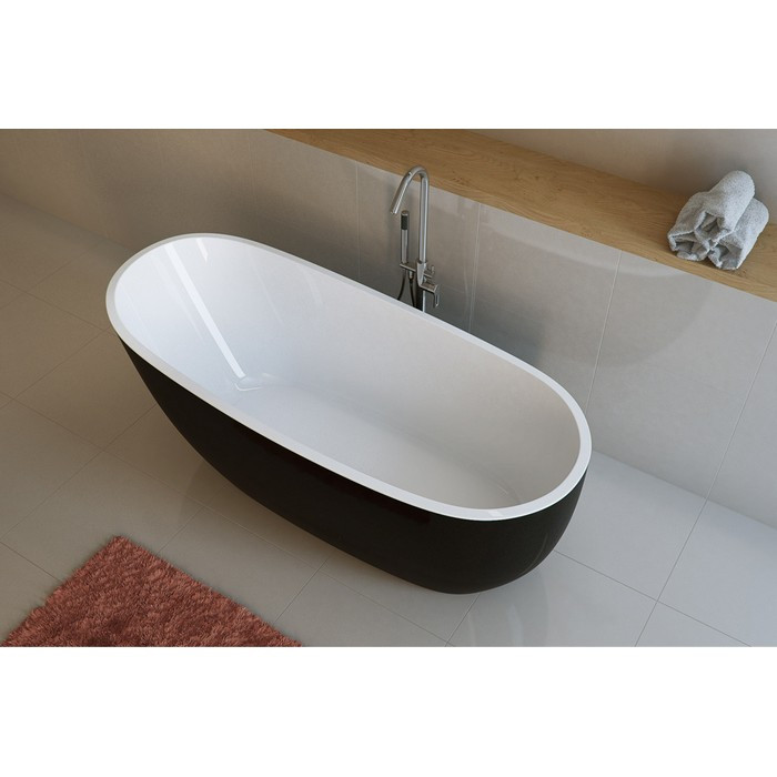 Акриловая ванна отдельностоящая белая 174x75x72см Excellent WAEX.CMP2.17WB