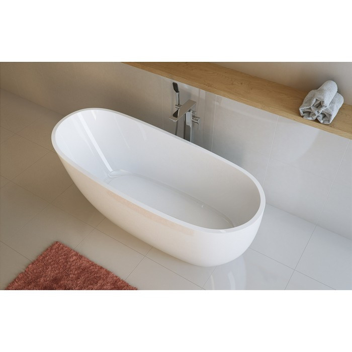 Акриловая ванна отдельностоящая белая 174x75x72см Excellent WAEX.CMP2.17WH